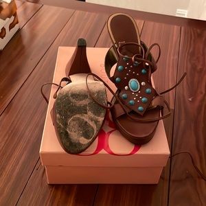 Brown heels